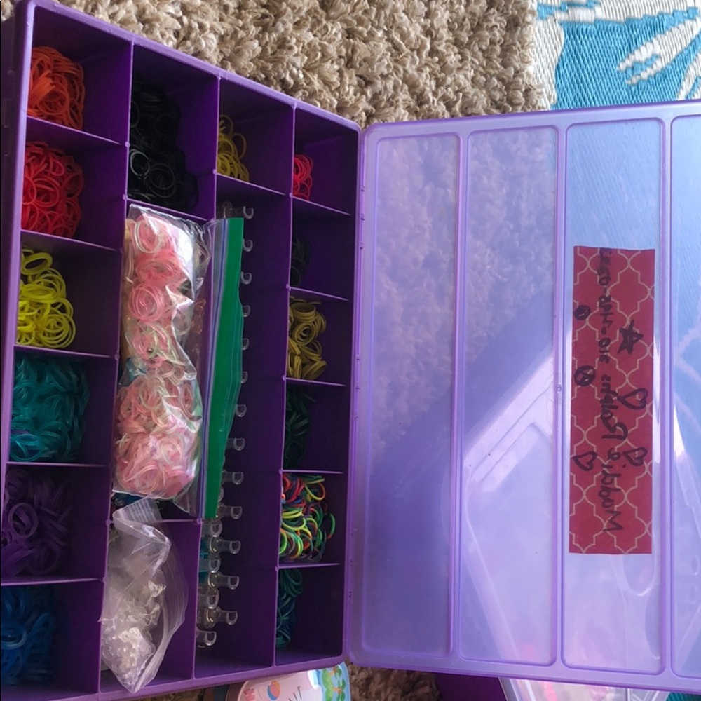 rainbow loom with carry case